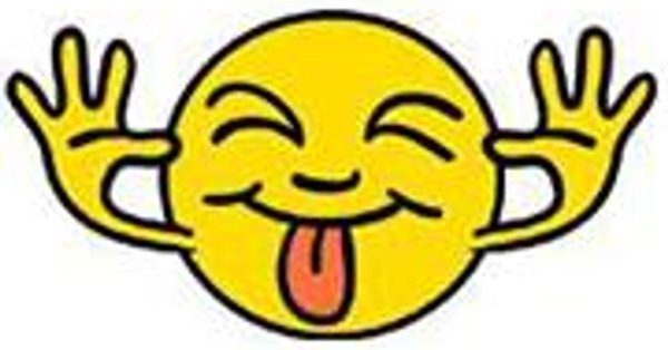 Смайлик показывает язык