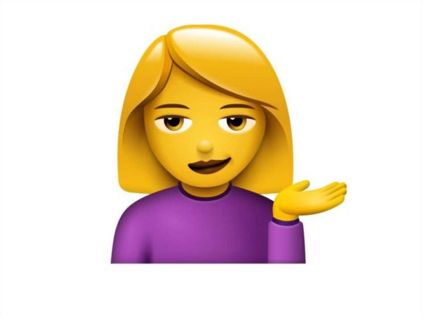 Смайлик девушка