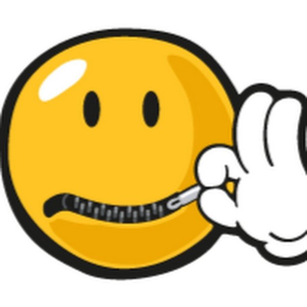 Смайл с закрытым ртом