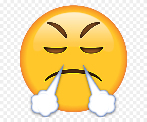 Эмодзи недовольный