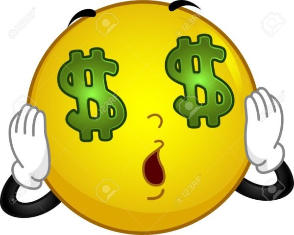 Богатый смайлик