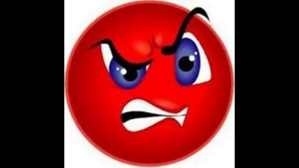 Красный злой Смайл