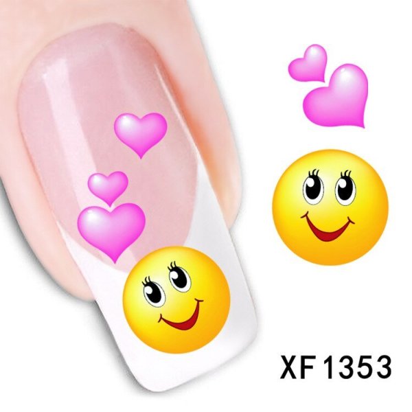 Ногти со смайликами