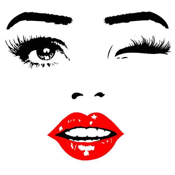 Глаза брови губы