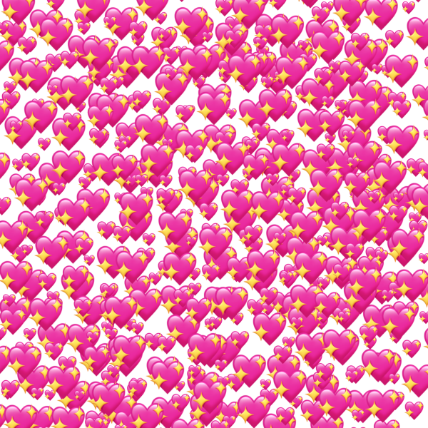 Много сердечек