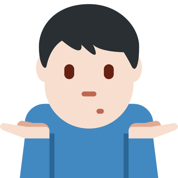 Смайлик пожелание плечами