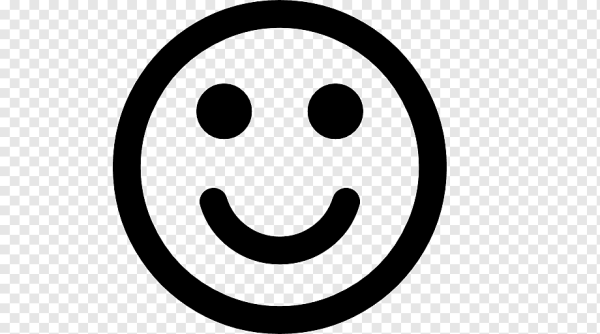 Смайлик на сером фоне