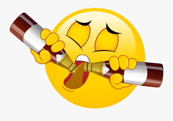 Пьяный смайлик