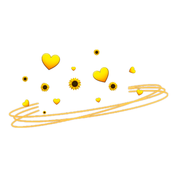 Ободок сердечки на прозрачном фоне