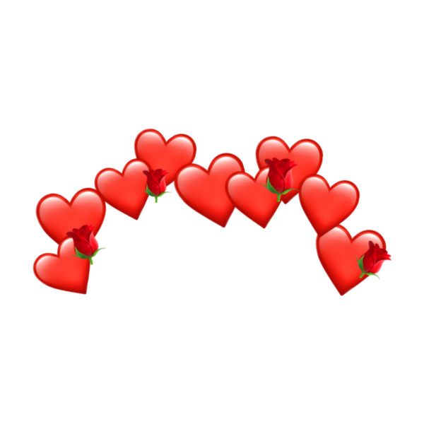 Сердечки над головой