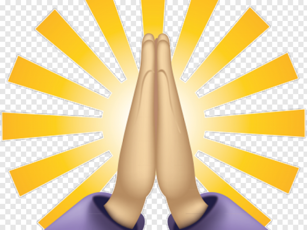 Смайлик руки молящегося