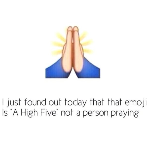 ЭМОДЖИ руки в молитве
