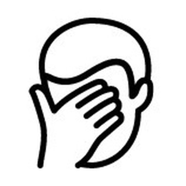 Смайлик рука лицо на прозрачном фоне