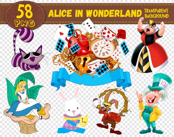 Алиса в стране чудес шаблоны