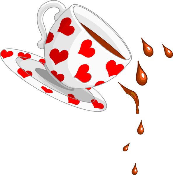 Алиса в стране чудес чашки рисунок