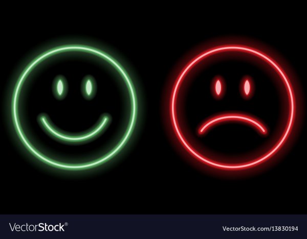 Неоновые рожицы