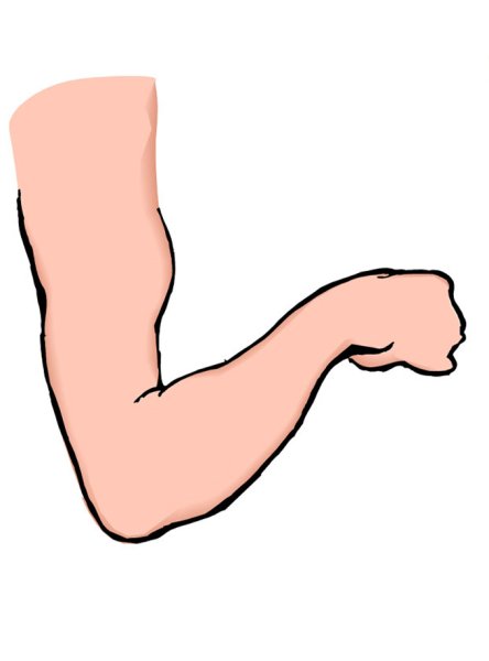 Локоть мультяшная