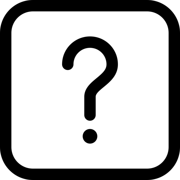 Знак вопроса в квадратике