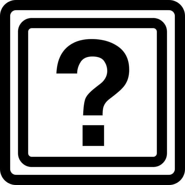 Вопросительный знак в квадрате