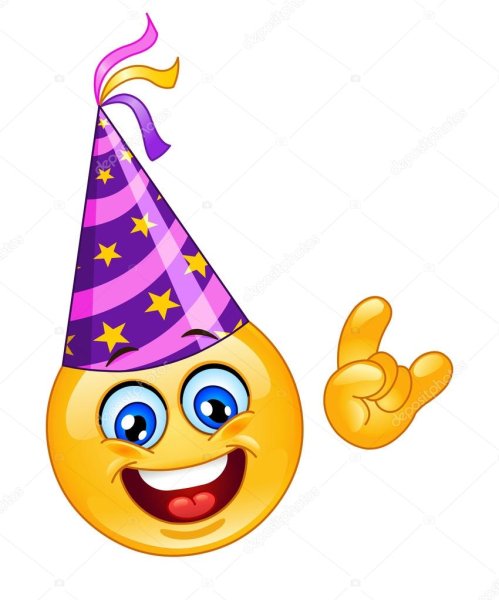 Смайлик в колпаке