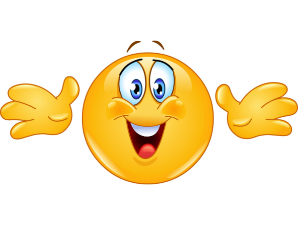 Улыбающийся и обнимающий смайлик