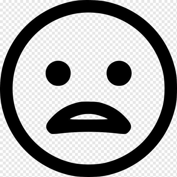 Грустное лицо вектор