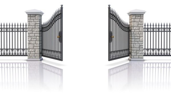 Ворота без фона