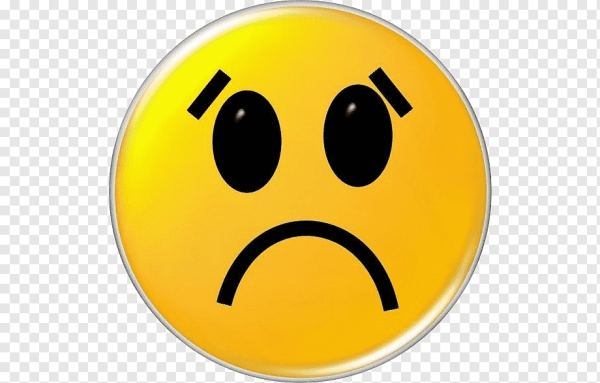 Грустный смайлик