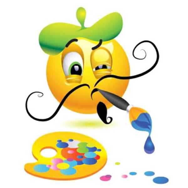 Смайлик творческий