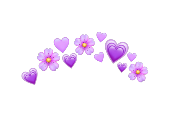 Сердечки над головой