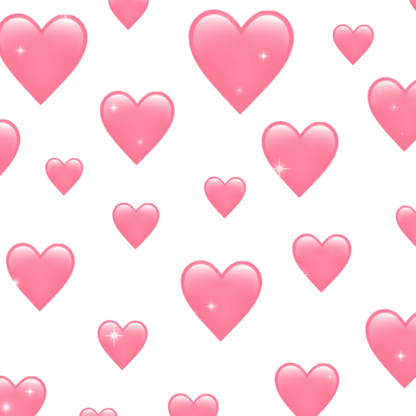 Розовые сердечки