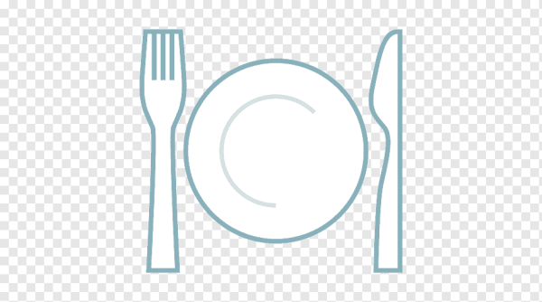 Смайлик тарелка и вилка