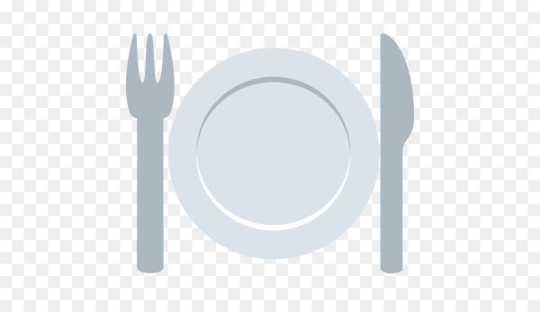 Тарелка с приборами