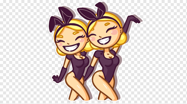 Стикеры подружки