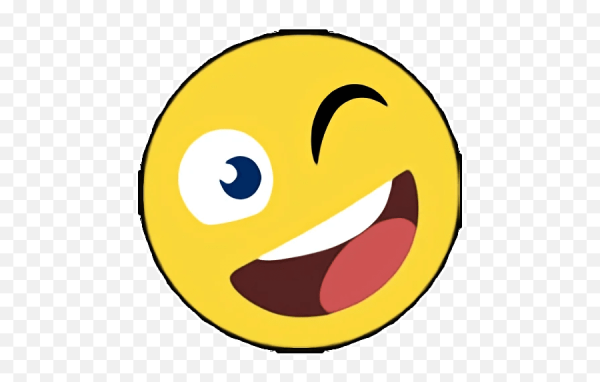 Большой Подмигивающий смайлик