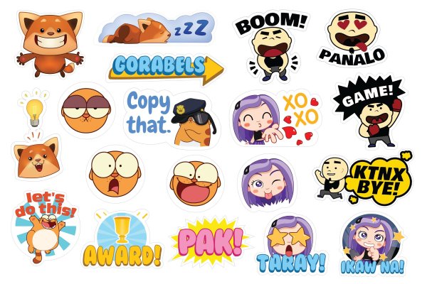 Наклейки вайбер