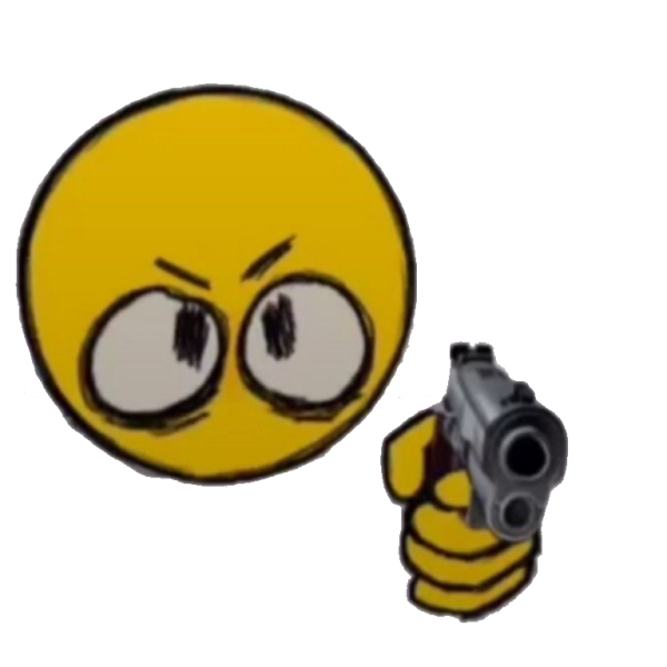 Смайлик с пистолетом