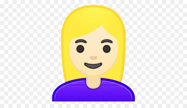 Эмодзи блондинка покой