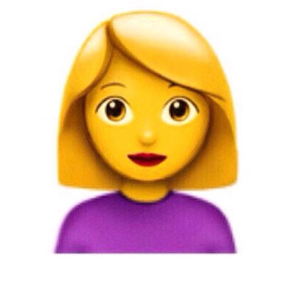 Эмодзи девушка