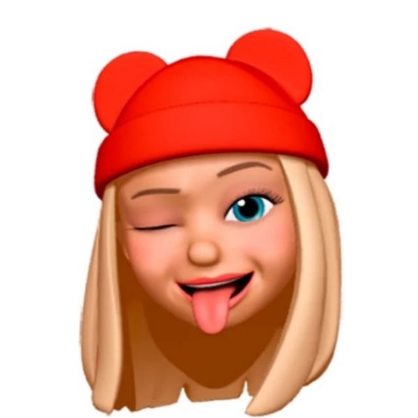 Эмодзи девочка в шапке