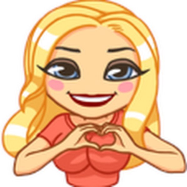 Стикеры ВК ангел Мари