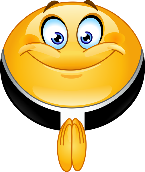 Смайлик молится