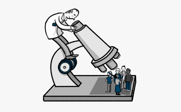 Микроскоп иллюстрация