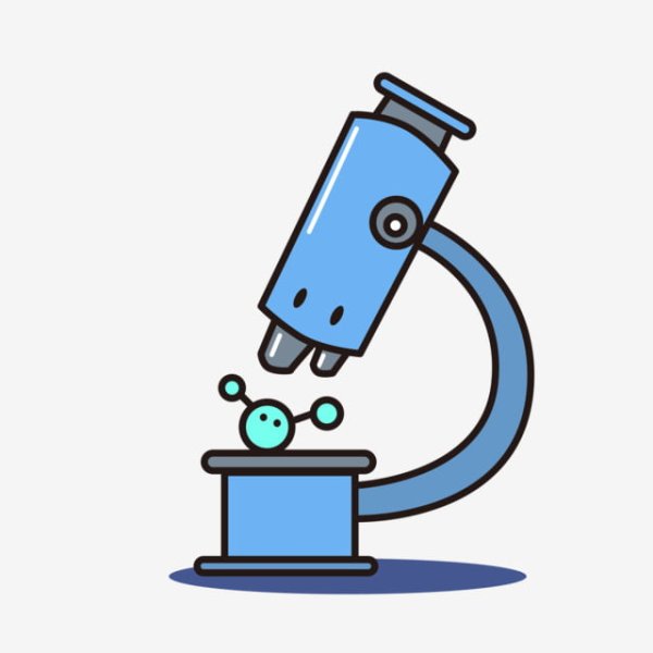 Микроскоп без фона