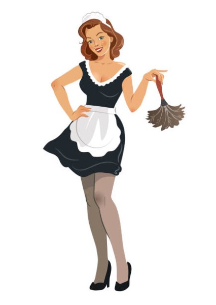 Горничные мультяшные