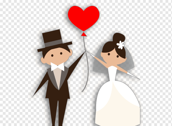 Мультяшная свадьба