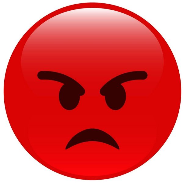 Сердитый смайлик