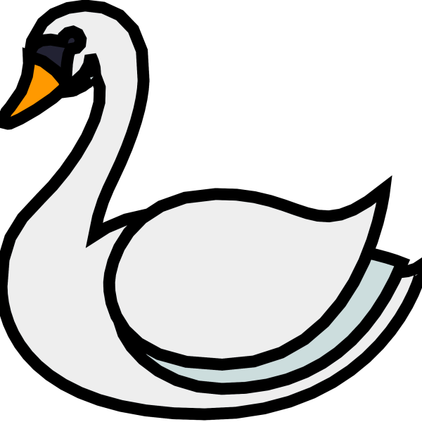 Смайлы эмодзи лебедь