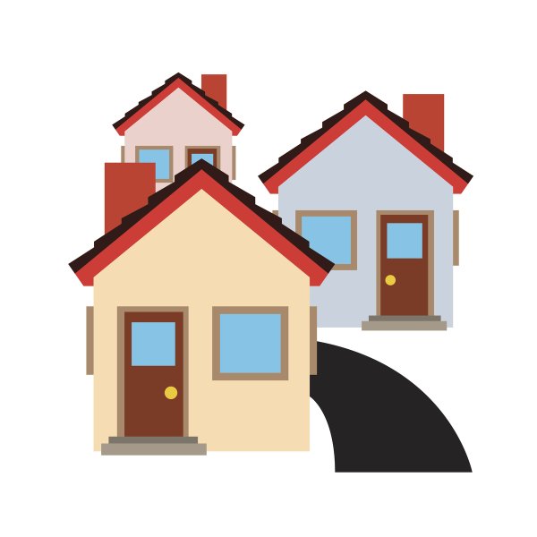 Эмодзи домик с деревом