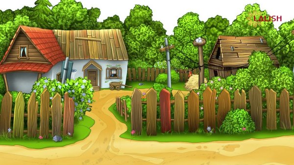 Деревенский двор без животных